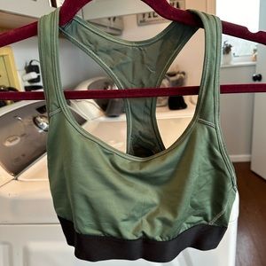 Victoria’s Secret olive green sports bra size medium